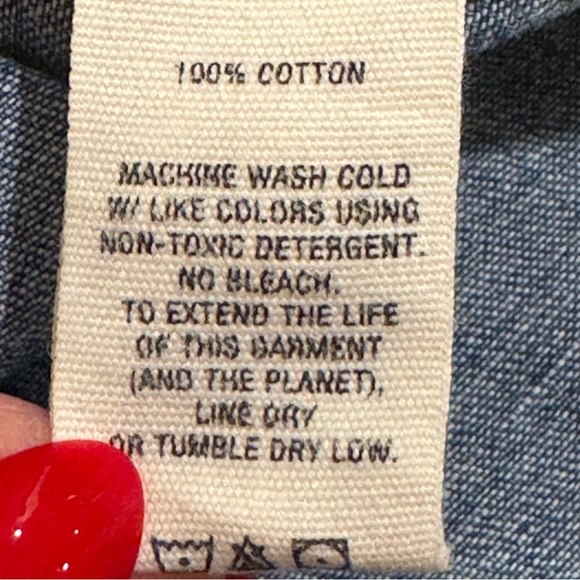 Alex Mill Denim Button-Up Shirt Bloomingdales Small - Picture 12 of 13